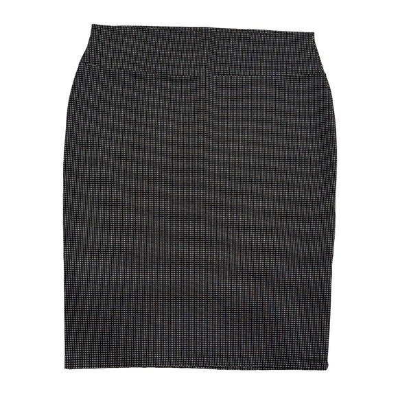 Jules & Leopold Dresses & Skirts - Jules & Leopold Pencil Straight Skirt Women M 8 10 Check Dot Pull On Office Work